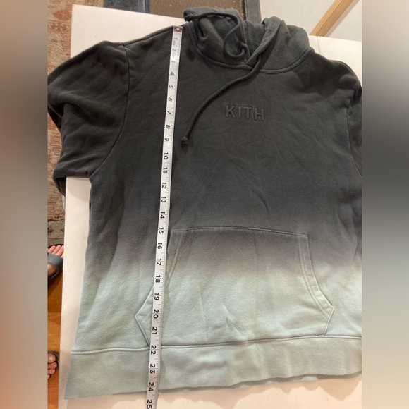 Kith Ombre Jane Hoodie - Blue Kangaroo Pocket Drawstring Size Medium - Picture 13 of 14